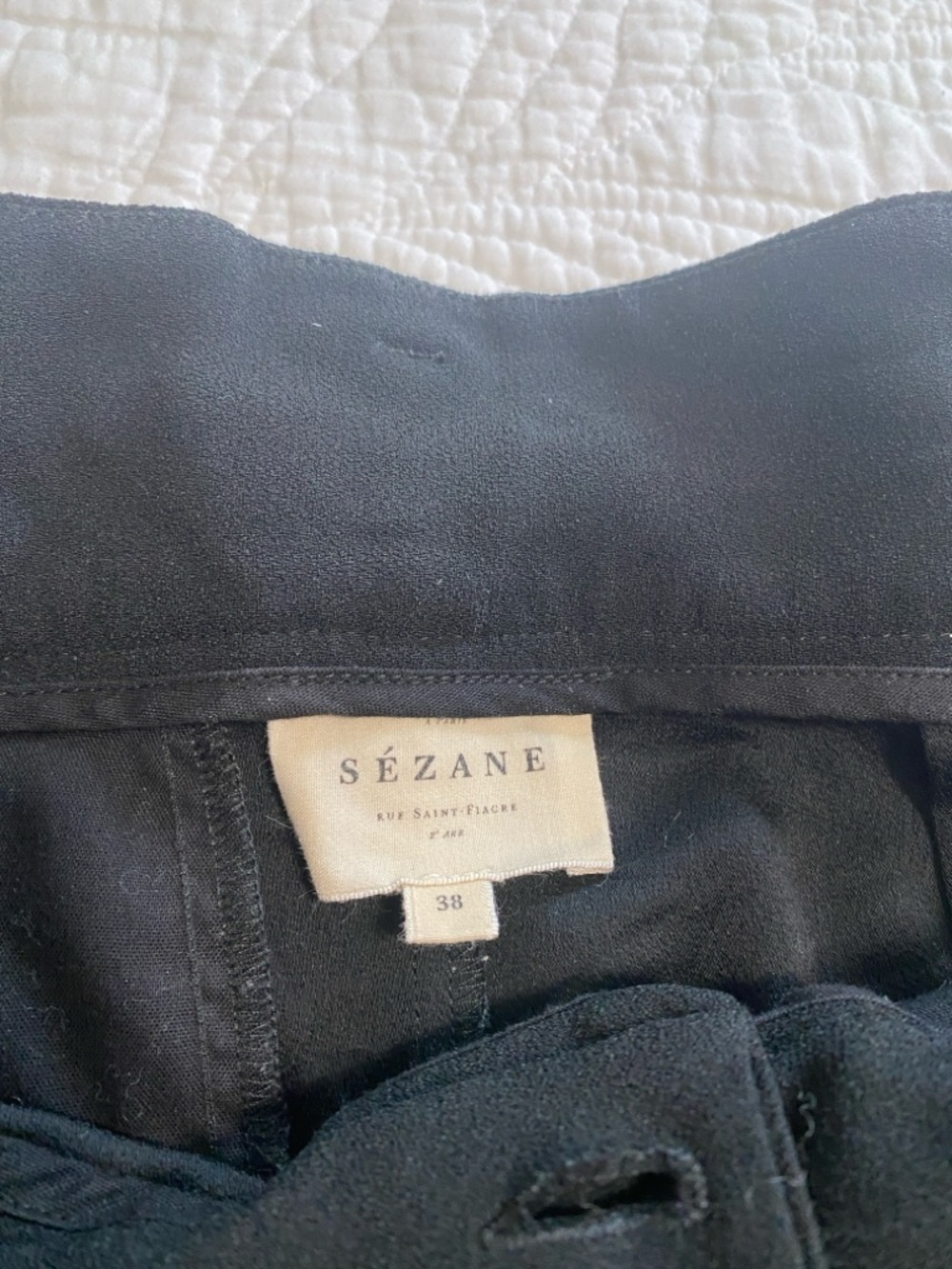 Sézane Austin Trousers black US 6 EU 38 - Picture 6 of 14